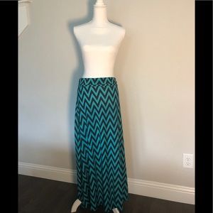 Bestow | Print Long Skirt  3X